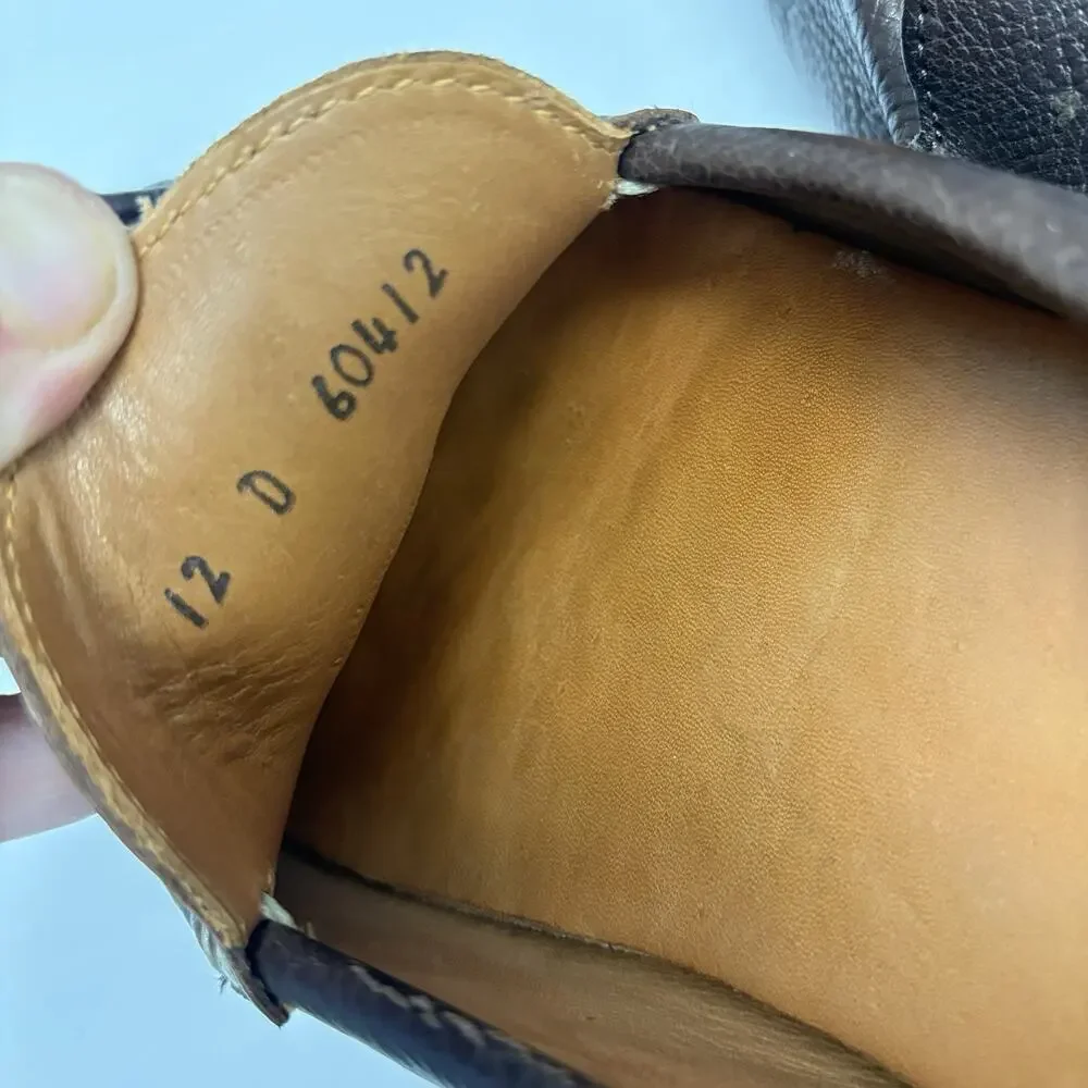 Allen Edmonds Loafers Brown Leather Slip On Moccasin Driving Shoes Mens Size 12D